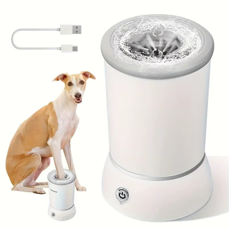 Automatic Dog Paw Washer USB Rechargeable Pet Paw Cleaner Remove Dust Dirt Hair Comfortable Dog Paw Washer